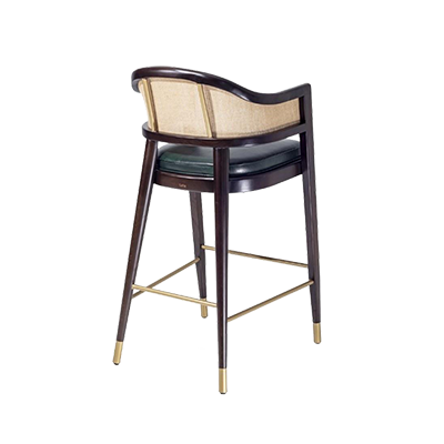 SELENT WICKER BAR SARI SANDALYESİ görsel 2