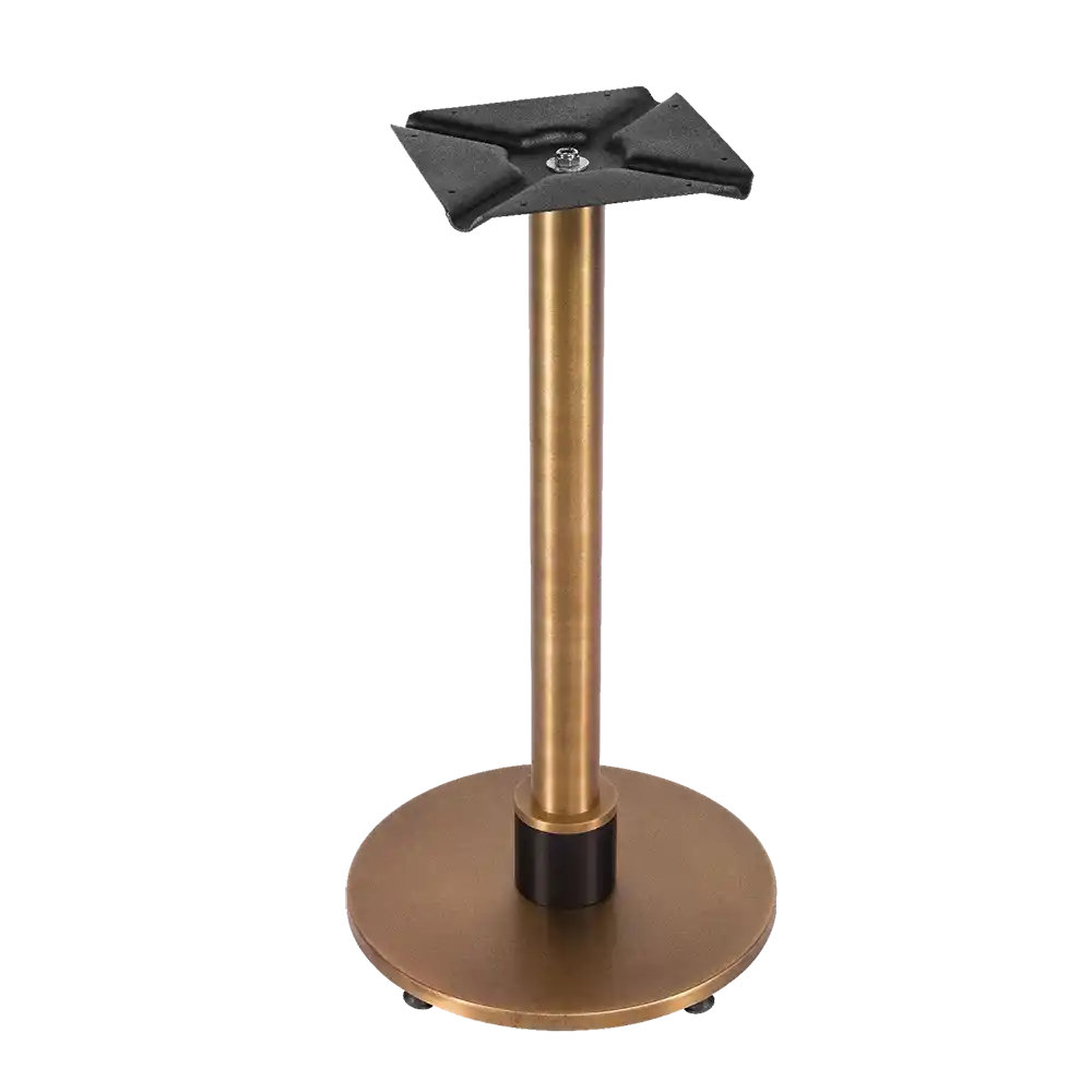U014 METAL PİRİNÇ KAPLAMA MASA AYAĞI