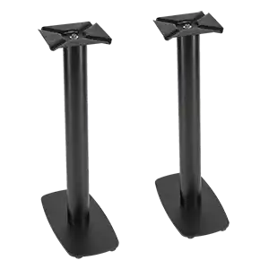 U046 METAL ÇİFT SİYAH MASA AYAĞI görsel 2