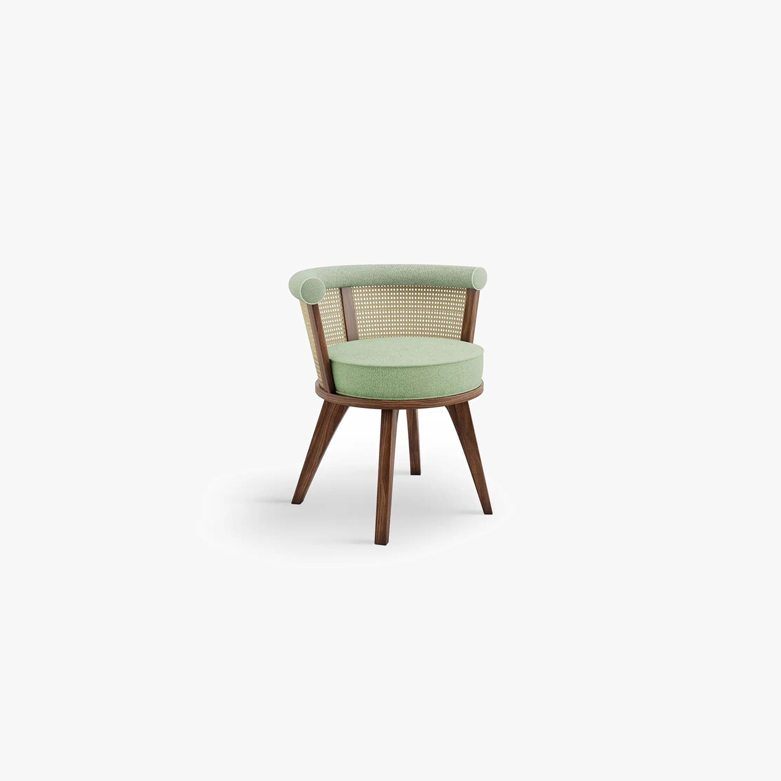 Linen Ahşap Rattan Sandalye
