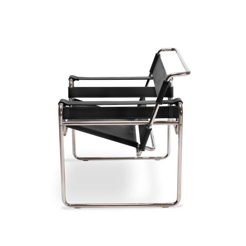 Wassily Chair Siyah görsel 2