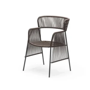 Altana Rope Woven Outdoor Cafe Restaurant Armchair