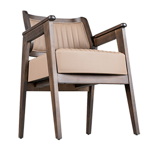 BROWN AHŞAP CAFE SANDALYE 03 görsel 1