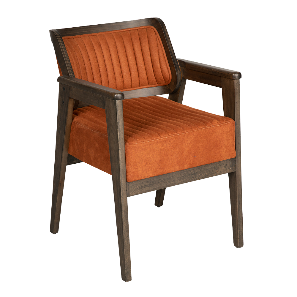 BROWN AHŞAP CAFE SANDALYE