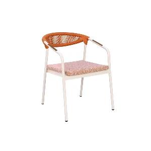 כיסא חוץ Flip עם משענות יד וקליעת חבלים