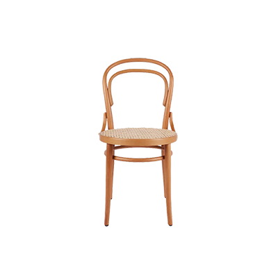 N14 OVAL AHŞAP CAFE SANDALYESİ görsel 2