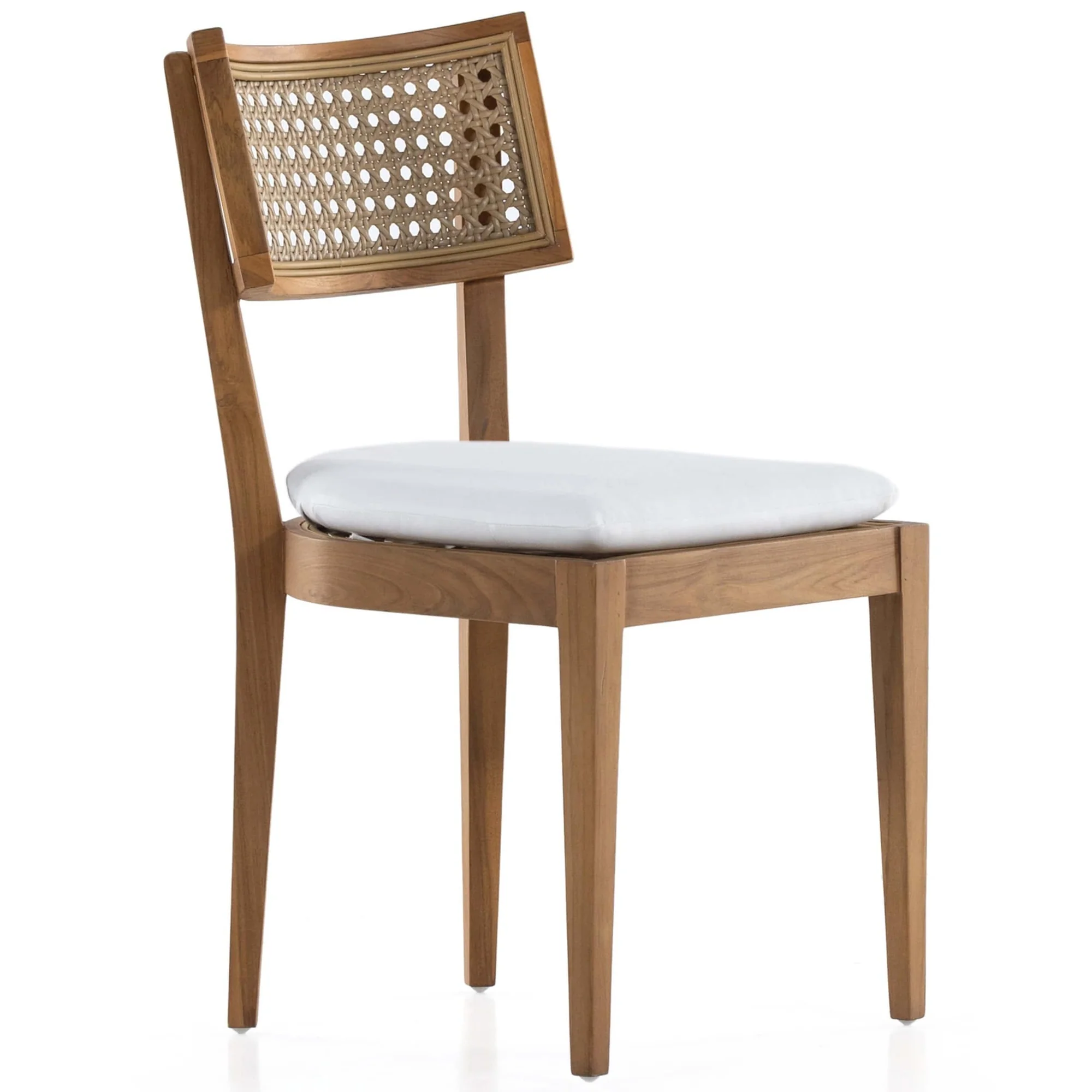 RATTAN SIRTLI DOĞAL AHŞAP SANDALYE