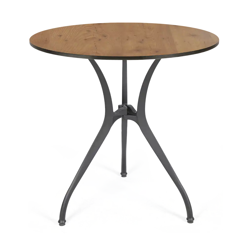 Çap 70 Yuvarlak Hpl Laminat Masa