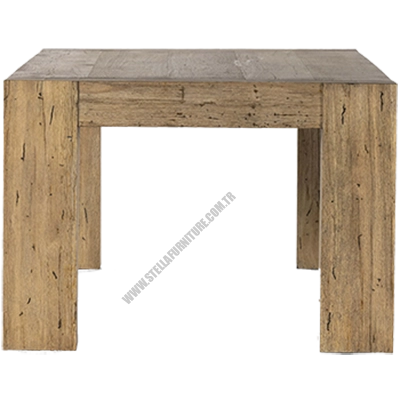 ABASO DİNİNG TABLE, RUSTİC WORMWOOD görsel 3