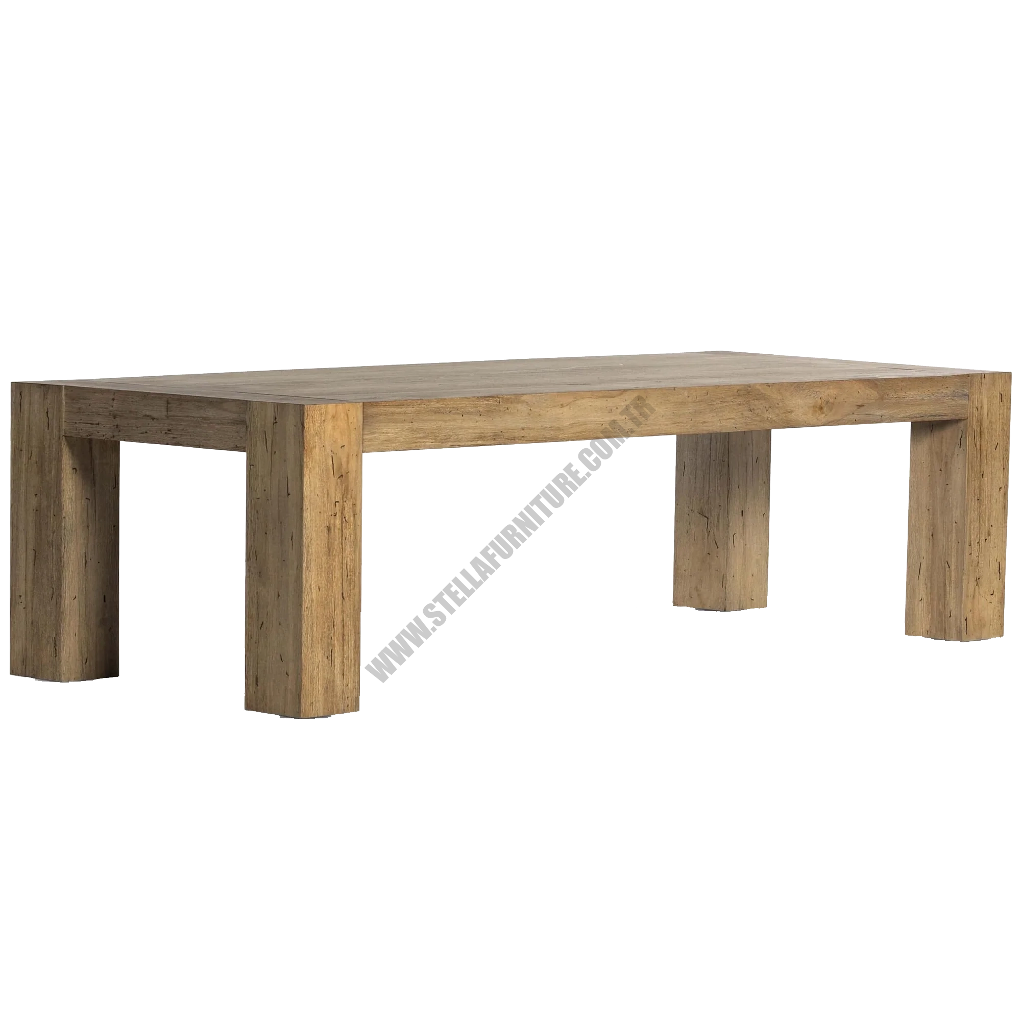 ABASO DİNİNG TABLE, RUSTİC WORMWOOD