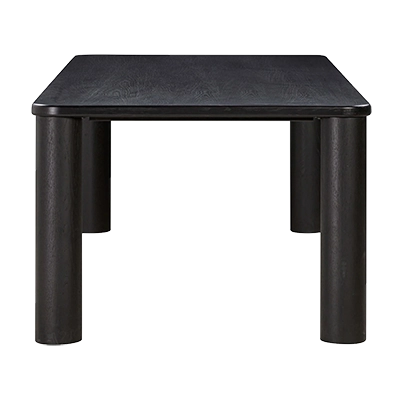 AKOLA RECTANGULAR DİNİNG TABLE, BLACK görsel 2