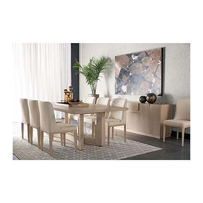 Arezza Natural Ahşap Yemek Masası görsel 3
