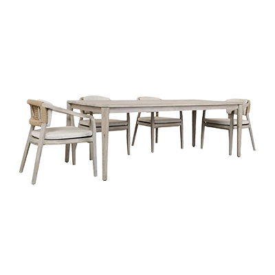 ARIA GRAY OUTDOOR DINING TABLE görsel 4