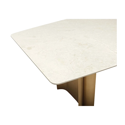 ASTARA DİNİNG TABLE, ANTİQUE BRASS görsel 3