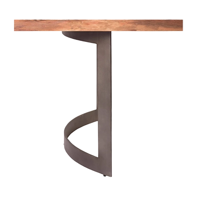BENT DİNİNG TABLE, BROWN görsel 3