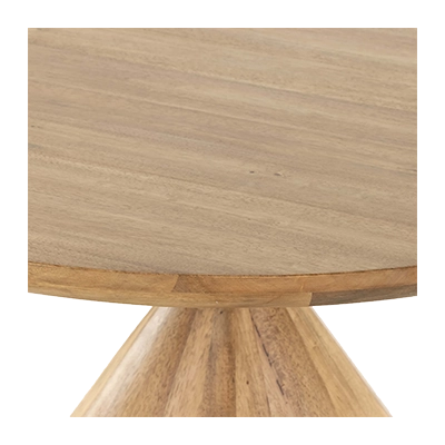 BİBİANNA DİNİNG TABLE, SMOKED HONEYWHİTE MARBLE görsel 3