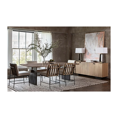 BRENNAN DİNİNG TABLE, DOVE OAK görsel 4