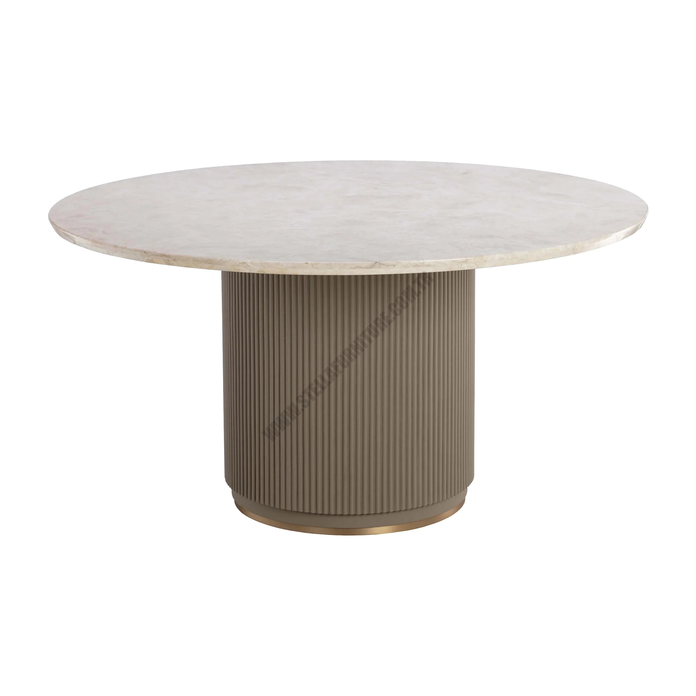 CATALDİ ROUND DİNİNG TABLE, TAUPE