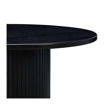 CHELSEA ROUND DİNİNG TABLE, BLACK görsel 3