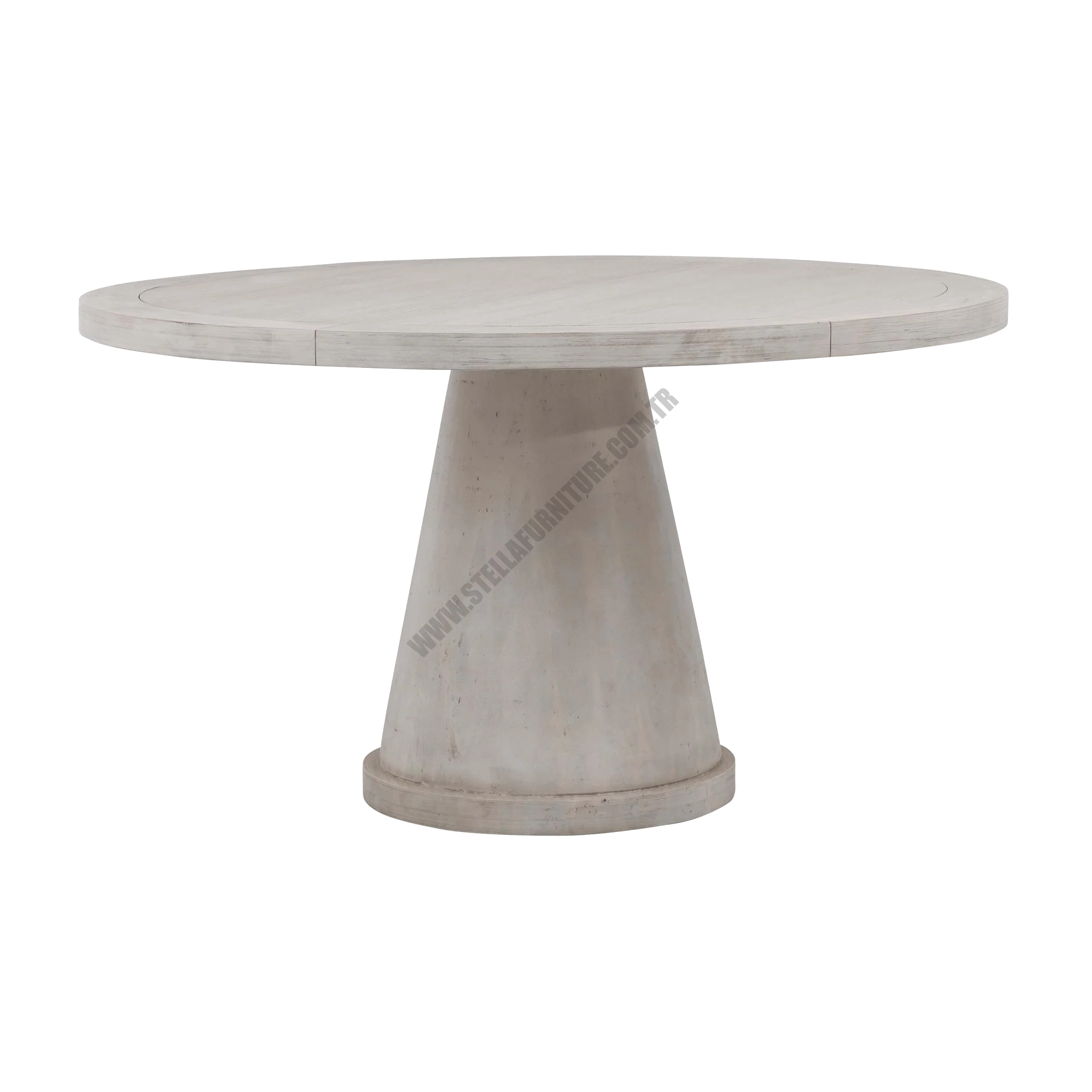 CHİSWICK WHITE ROUND DINING TABLE
