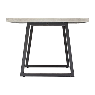 CYRUS RECTANGULAR DINING TABLE - GRAY görsel 3