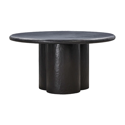 ELİKA ROUND DİNİNG TABLE, BLACK görsel 2