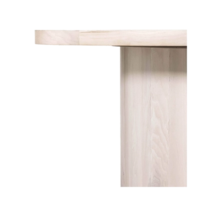 HUDSON ROUND DINING TABLE - ASH WALNUT görsel 3