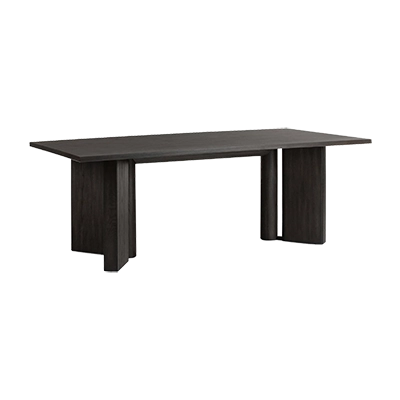 HUXLEY BLACK DINING TABLE görsel 2