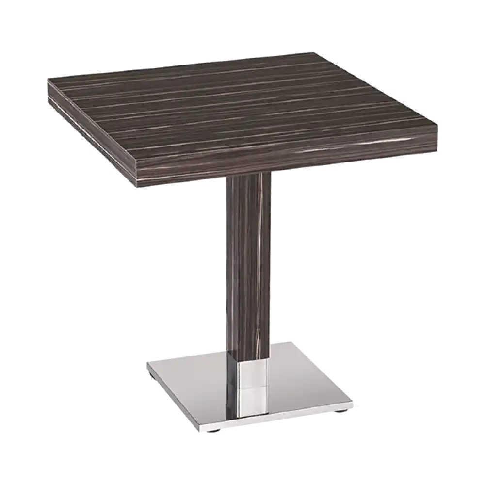 KARE MEŞE AHŞAP METAL AYAK RESTORAN MASALARI