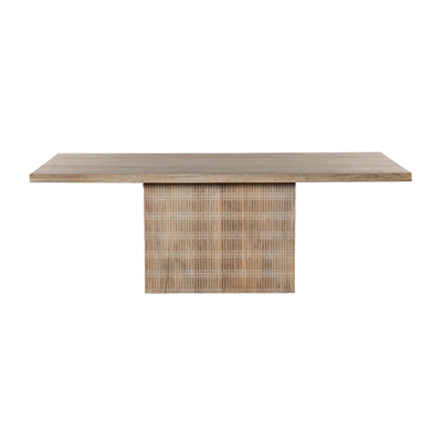 KELBY DİNİNG TABLE, LİGHT WASH görsel 2