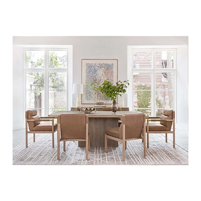 KELBY DİNİNG TABLE, LİGHT WASH görsel 4