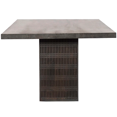 KELBY DİNİNG TABLE, VİNTAGE BROWN görsel 2