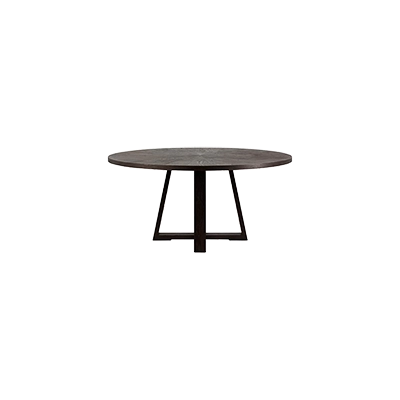 MERRICK DARK BROWN DINING TABLE görsel 2