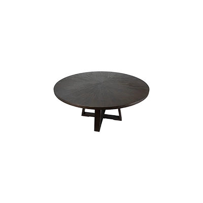 MERRICK DARK BROWN DINING TABLE görsel 3