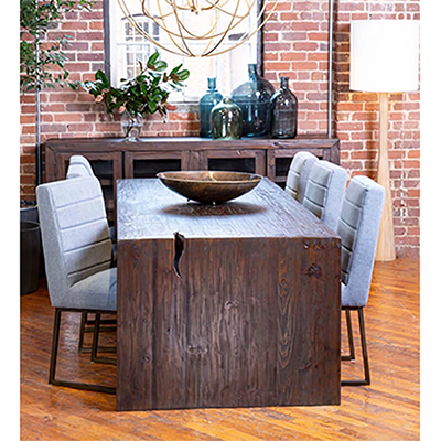 MERWİN DİNİNG TABLE, DARK BROWN görsel 5
