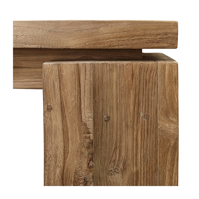 MİCAH DİNİNG TABLE, NATURAL görsel 3