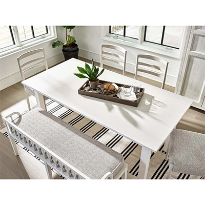 MODERN DİKDÖRTGEN YEMEK MASASI görsel 4