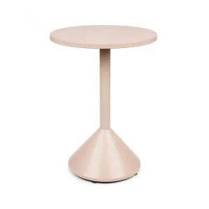 Modern Round Metal Pedestal Cafe Restaurant Table