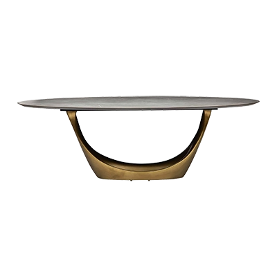 MONTANA DİNİNG TABLE, GRAYGOLD BASE görsel 2