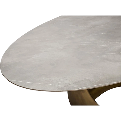 MONTANA DİNİNG TABLE, GRAYGOLD BASE görsel 4