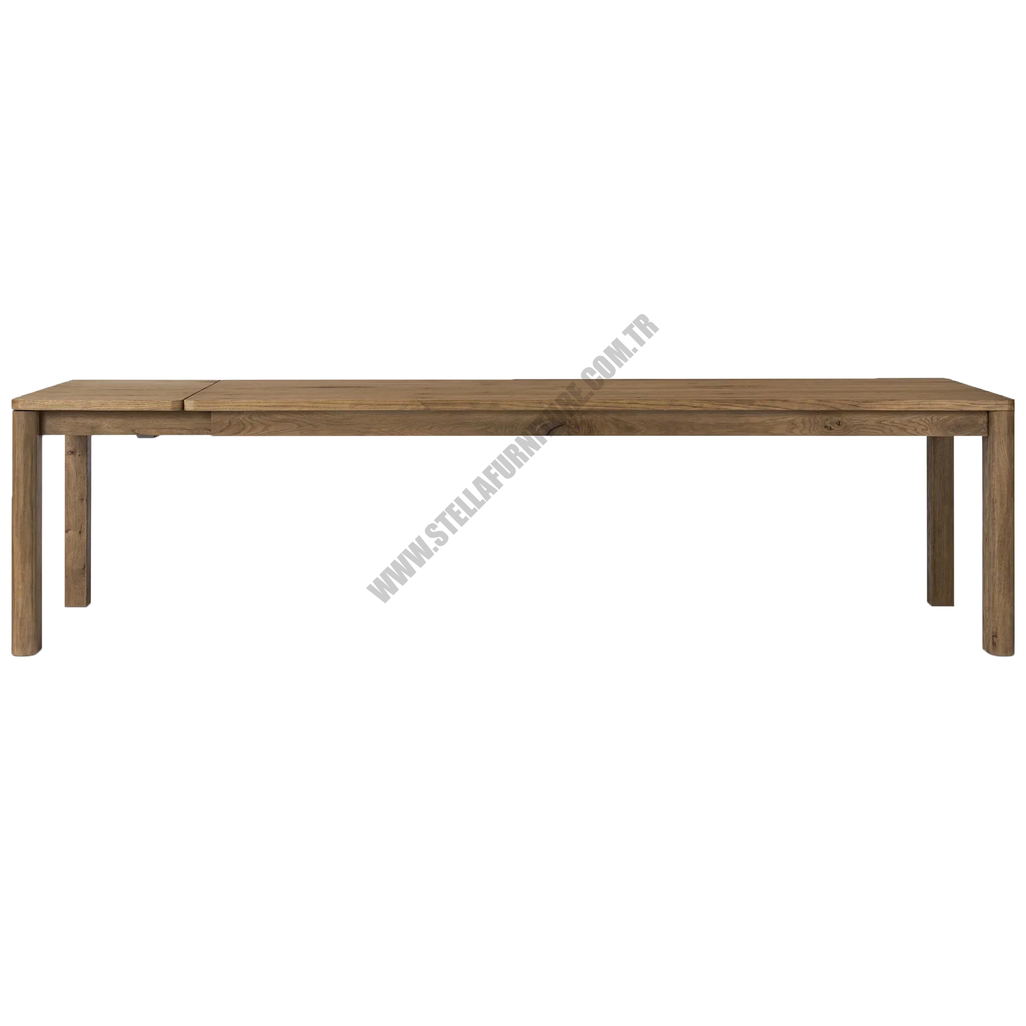NOELİNE EXTENSİON DİNİNG TABLE, RESAWN WORN OAK