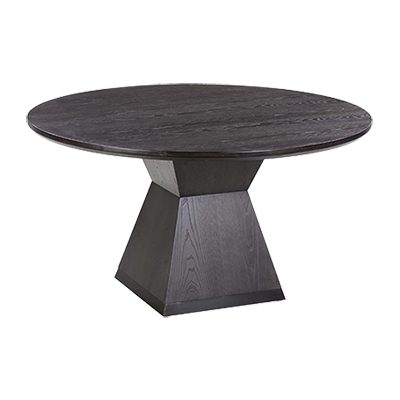 NOLAN ROUND DİNİNG TABLE, BLACK görsel 2