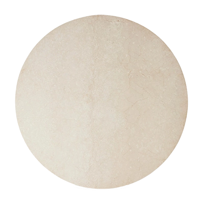 OAKLAND 60 ROUND OUTDOOR DİNİNG TABLE, CREAM MARBLE görsel 2