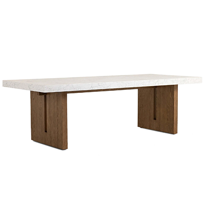 OLYMPİA DİNİNG TABLE, WHİTE MARBLE