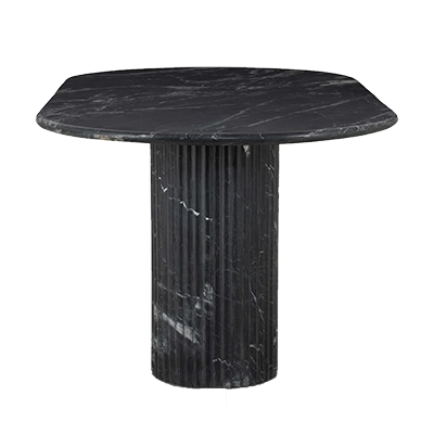 ORANDA DİNİNG TABLE, BLACK MARBLE görsel 3