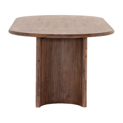 PADEN DİNİNG TABLE, SEASONED BROWN ACACİA görsel 2