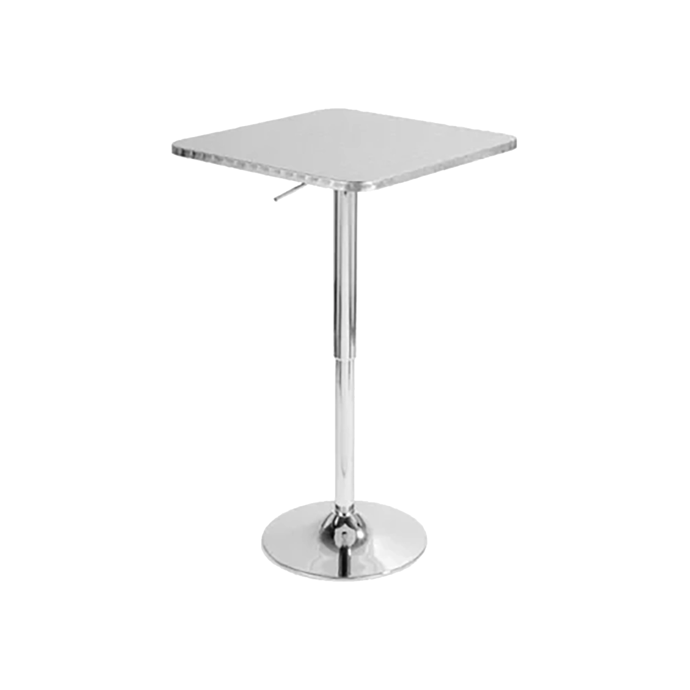 STAINLESS SQUARE COCKTAIL TABLE