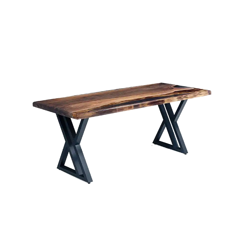 Ceviz 180x80 Kütük Cafe Masası