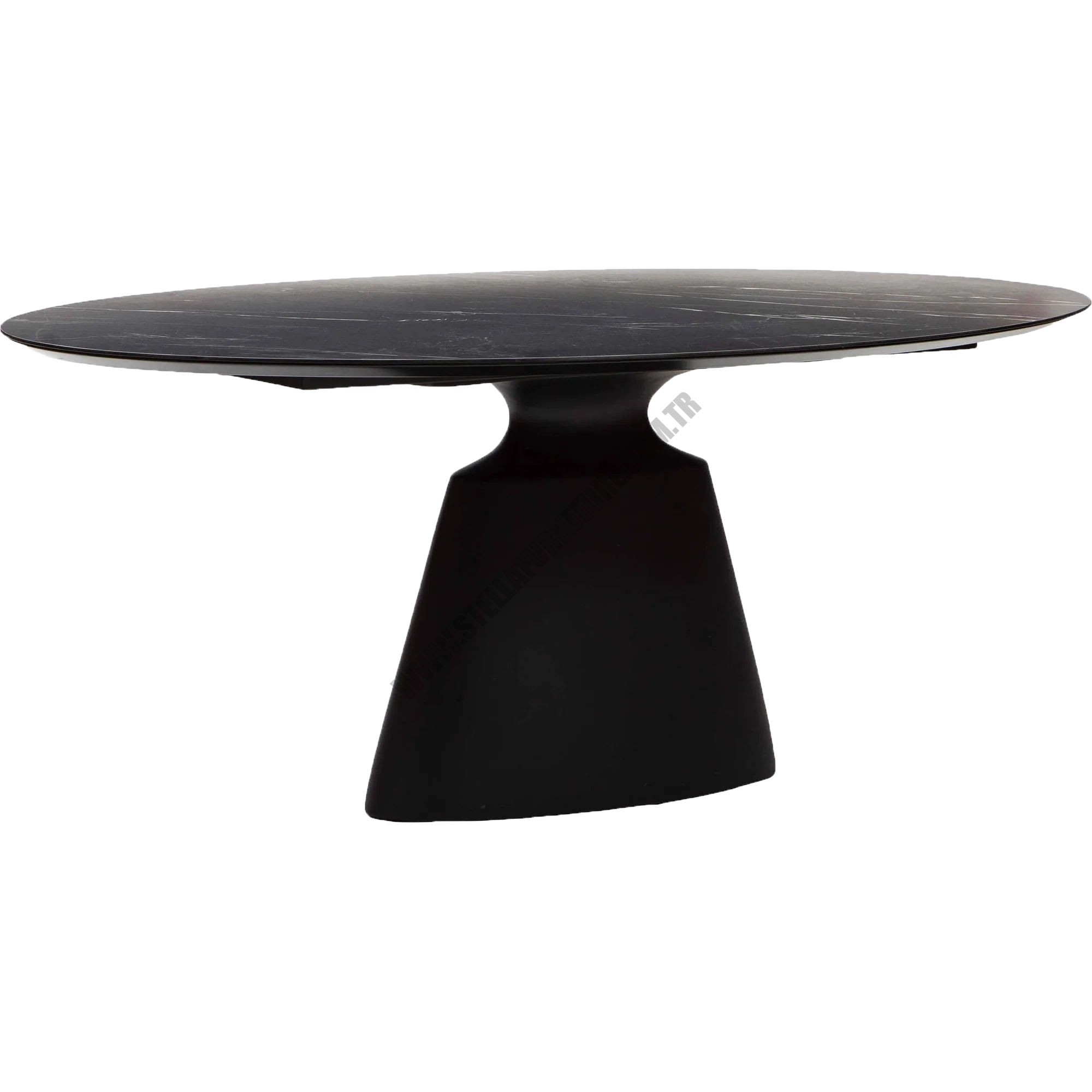 TAJİ OVAL DİNİNG TABLE, BLACK