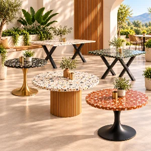 TERRAZZO TABLE COLORS görsel 2